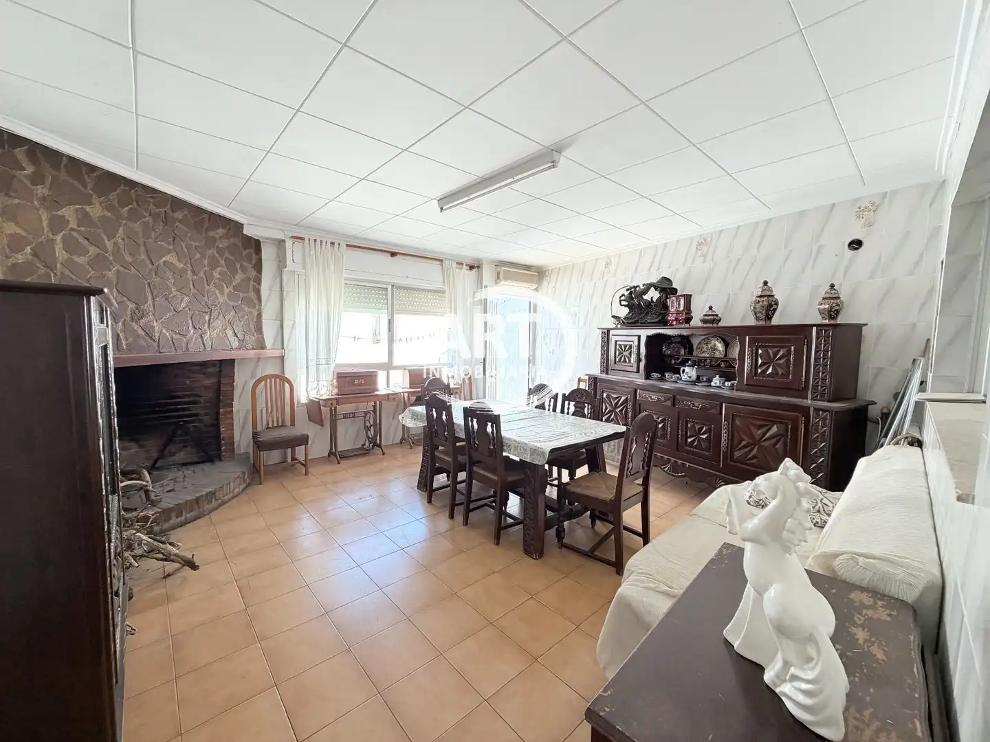 Comedor de Finca rústica en venta en Bétera con Aire acondicionado, Calefacción y Terraza