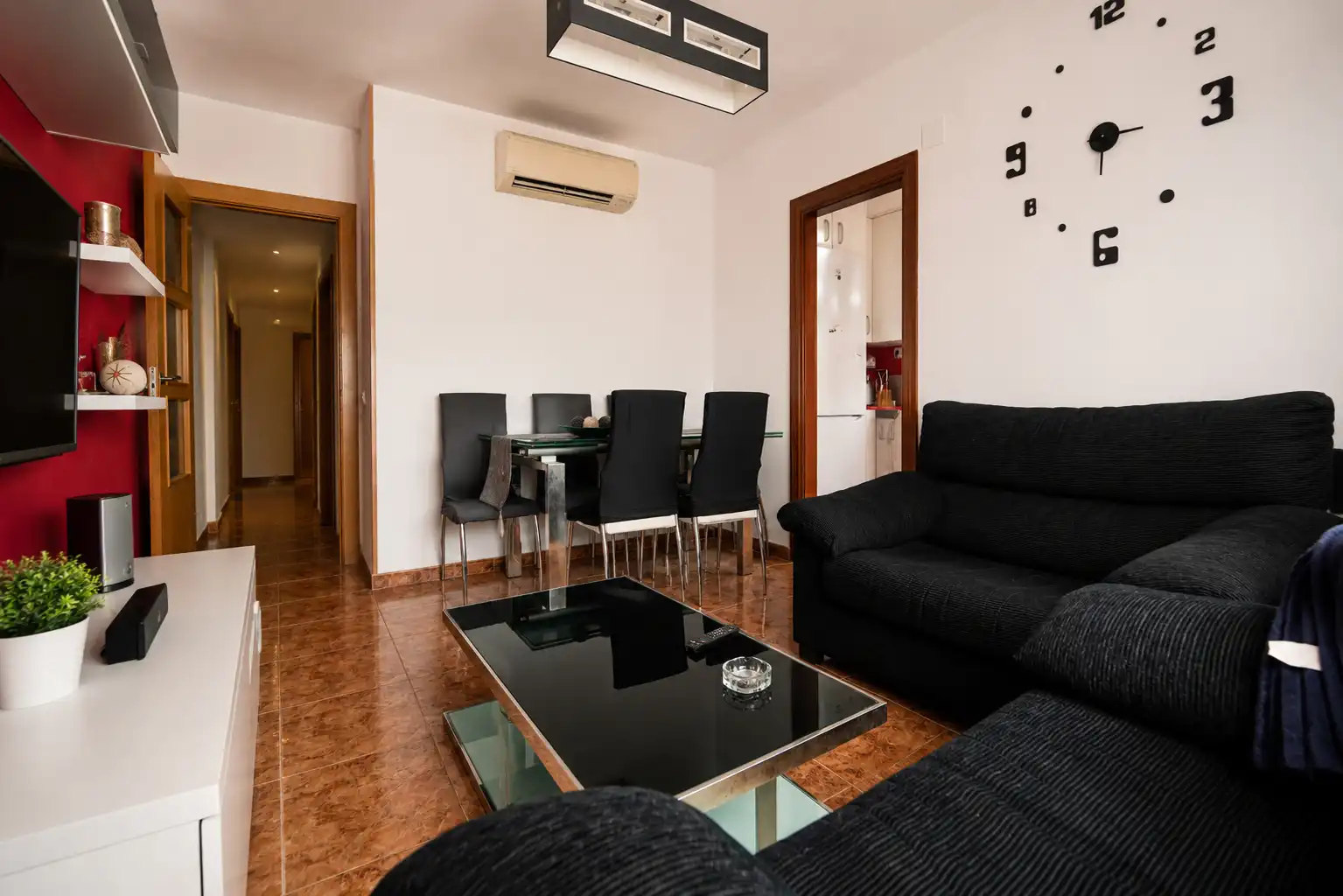 Sala d'estar de Pis en venda en Reus amb Aire condicionat i Moblat