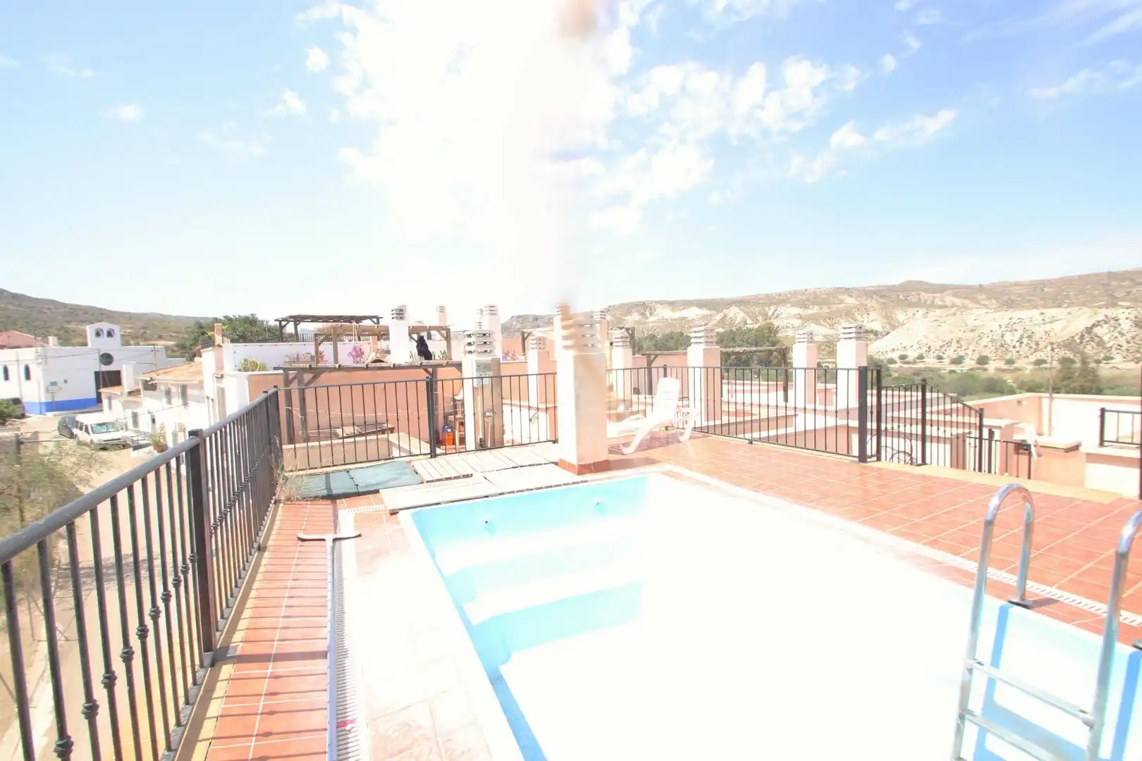 Piscina de Pis en venda en Sorbas amb Aire condicionat, Jardí privat i Terrassa