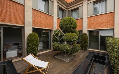 Terrace of House or chalet for sale in  Barcelona Capital  with Air Conditioner, Private garden and Parquet flooring