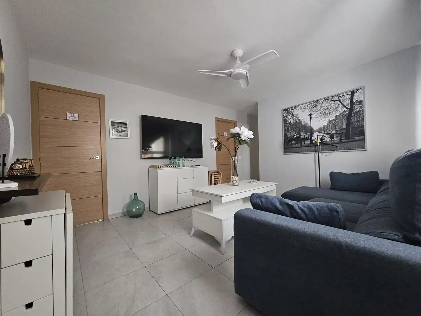 Sala d'estar de Àtic en venda en Córdoba amb Aire condicionat, Calefacció i Parquet