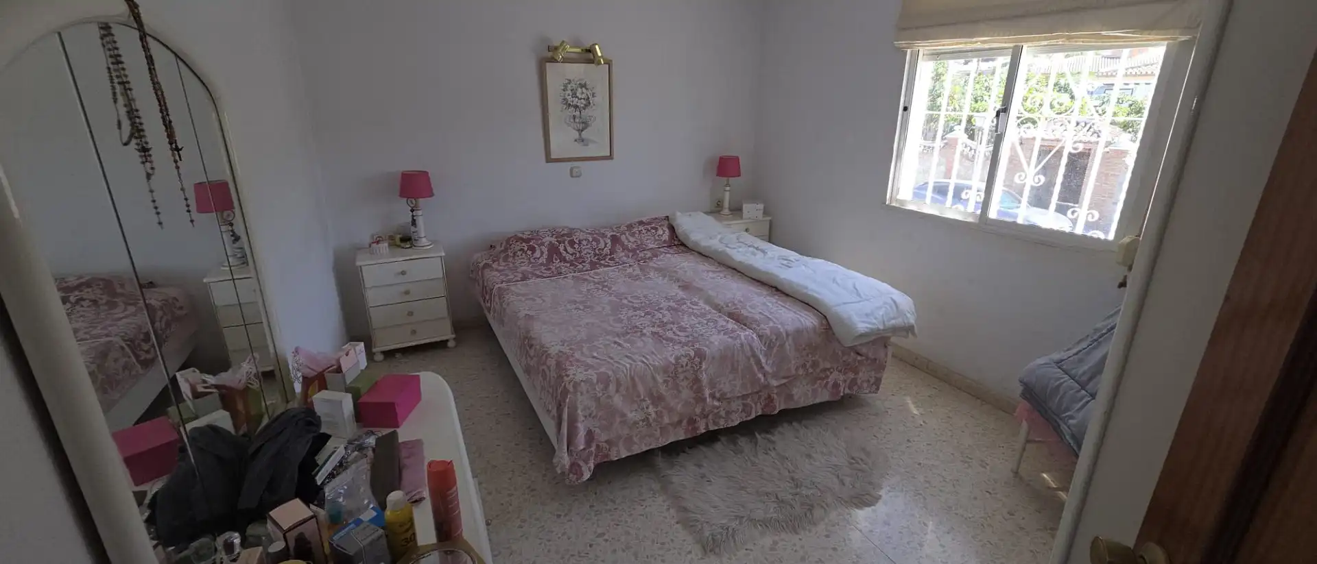 Schlafzimmer von Einfamilien-Reihenhaus zum Verkauf in Alhaurín de la Torre mit Klimaanlage, Privatgarten und Terrasse