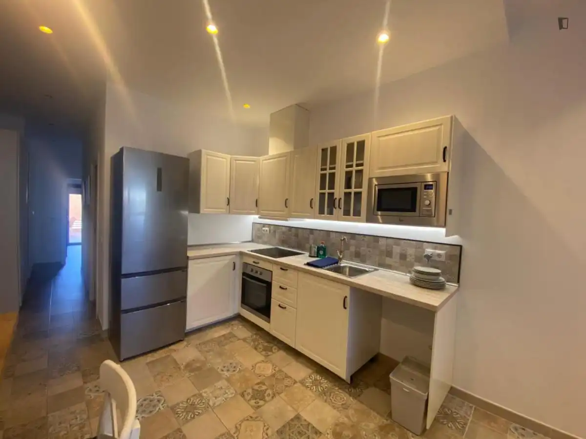 Cocina de Apartamento de alquiler en  Palma de Mallorca con Aire acondicionado, Amueblado y Horno