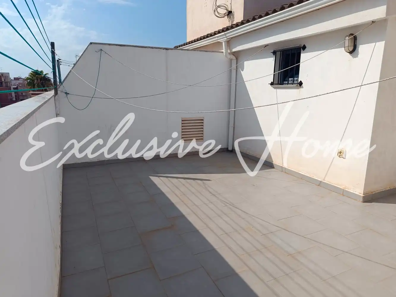 Terrace of Attic for rent in Benicarló  with Air Conditioner, Terrace and Furnished