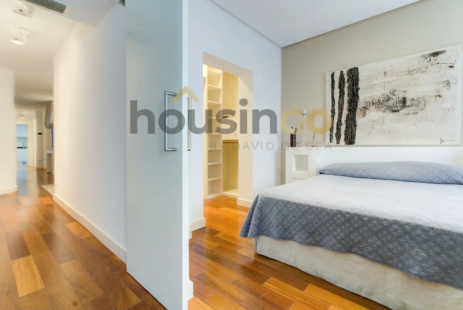 Schlafzimmer von Wohnung zum Verkauf in Madrid mit Klimaanlage, Heizung und Parkett