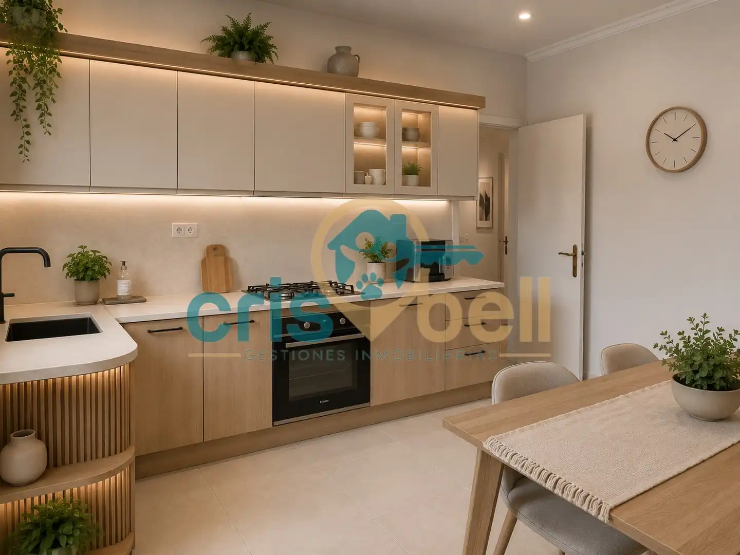 Cocina de Casa adosada en venta en Lorca con Aire acondicionado, Terraza y Amueblado