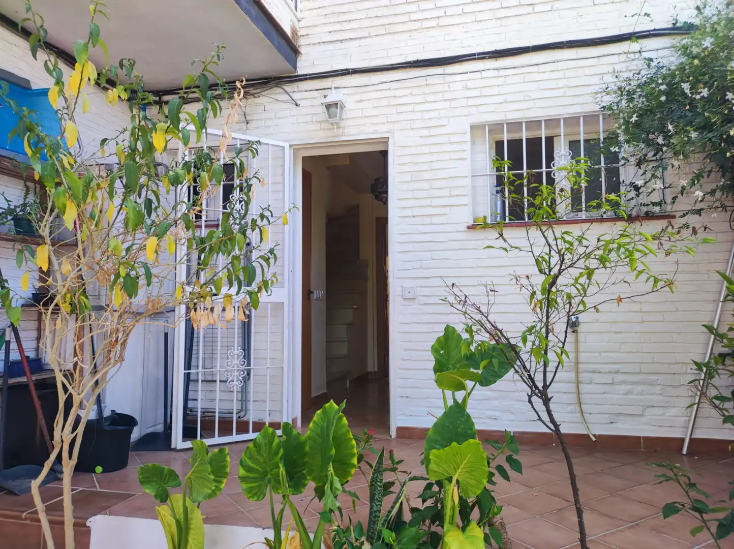 Jardí de Casa adosada de lloguer en Torremolinos amb Terrassa, Moblat i Rentadora