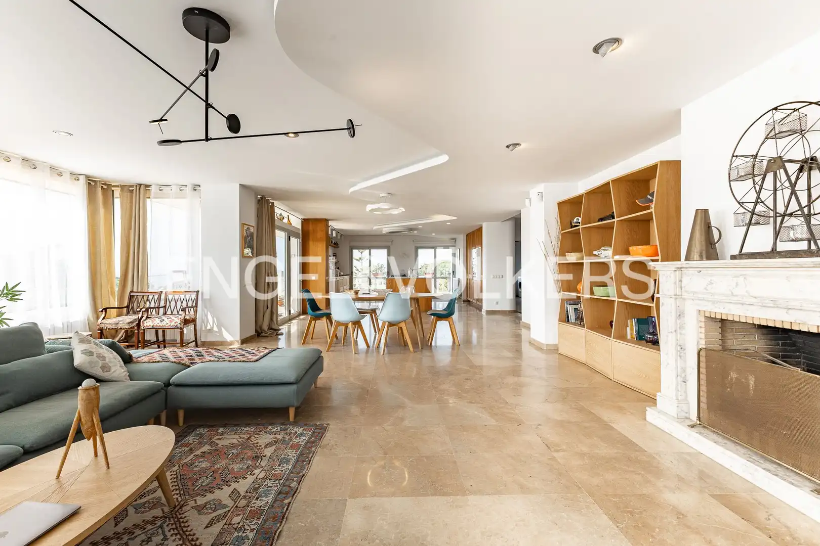 Dining room of Houses for rent in Caldes d'Estrac  with Air Conditioner, Heating and Private garden