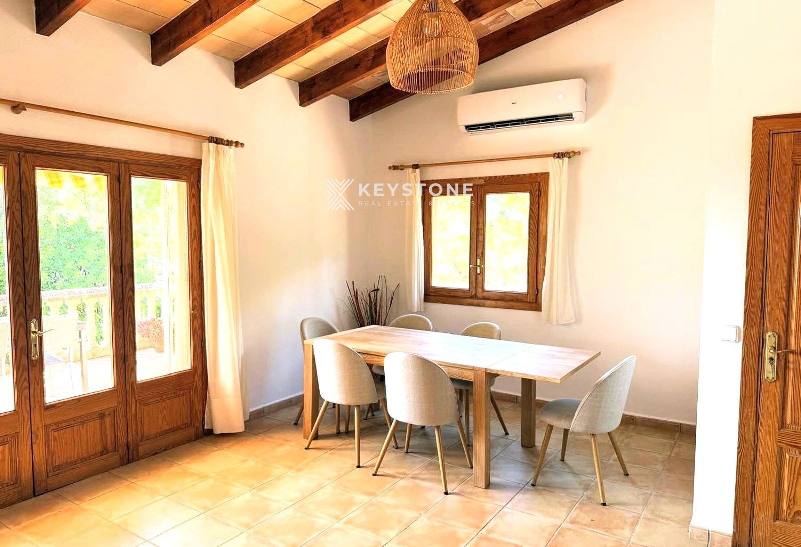 Dining room of House or chalet to rent in  Palma de Mallorca  with Air Conditioner, Terrace and Furnished