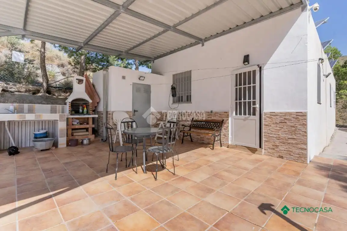 Terraza de Finca rústica en venta en Vícar con Aire acondicionado y Amueblado