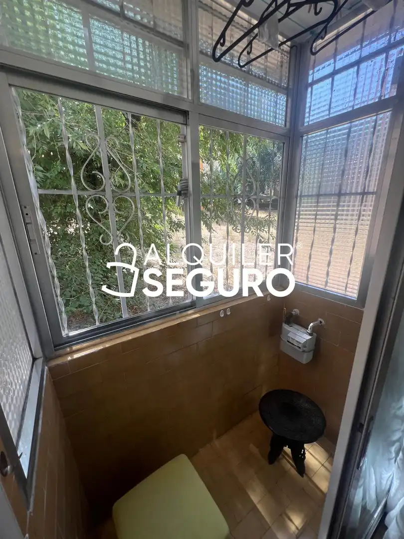 Garden of Flat for rent in Madrid  with Air Conditioner, Heating and Terrace