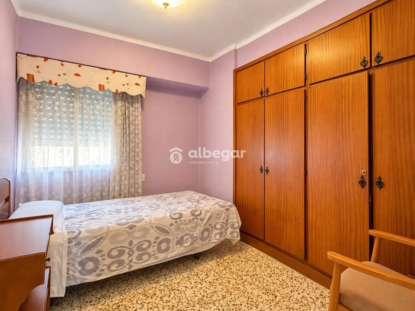 Schlafzimmer von Wohnung zum Verkauf in Valencia mit Klimaanlage, Terrasse und Möbliert