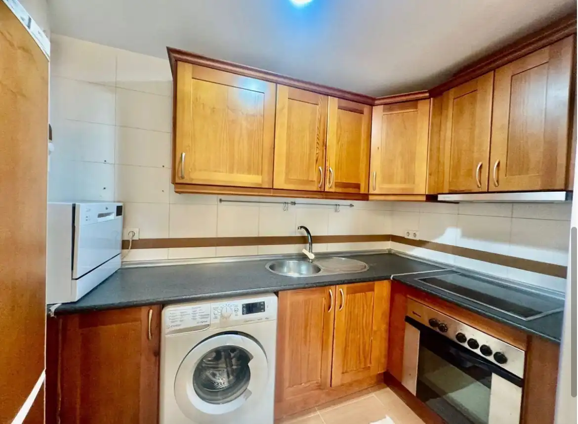 Kitchen of Flat for sale in Fuengirola  with Air Conditioner, Terrace and Furnished
