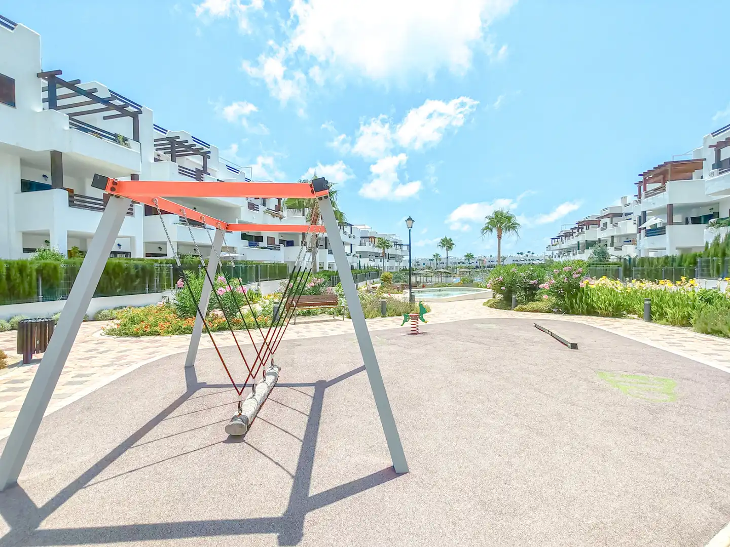 Außenansicht von Wohnung zum Verkauf in Pulpí mit Klimaanlage, Heizung und Terrasse