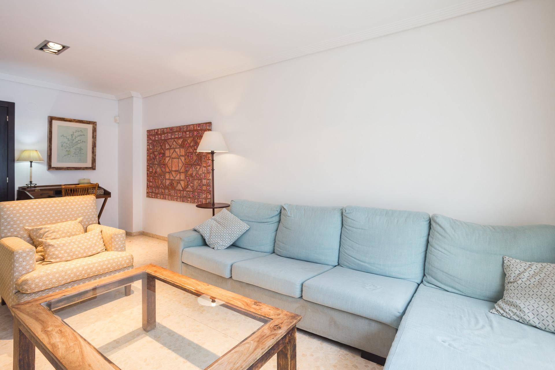 Living room of Flat for sale in Gandia  with Heating, Terrace and Storage room