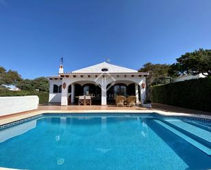 Vista exterior de Casa o xalet de lloguer en Ciutadella de Menorca amb Aire condicionat, Jardí privat i Terrassa