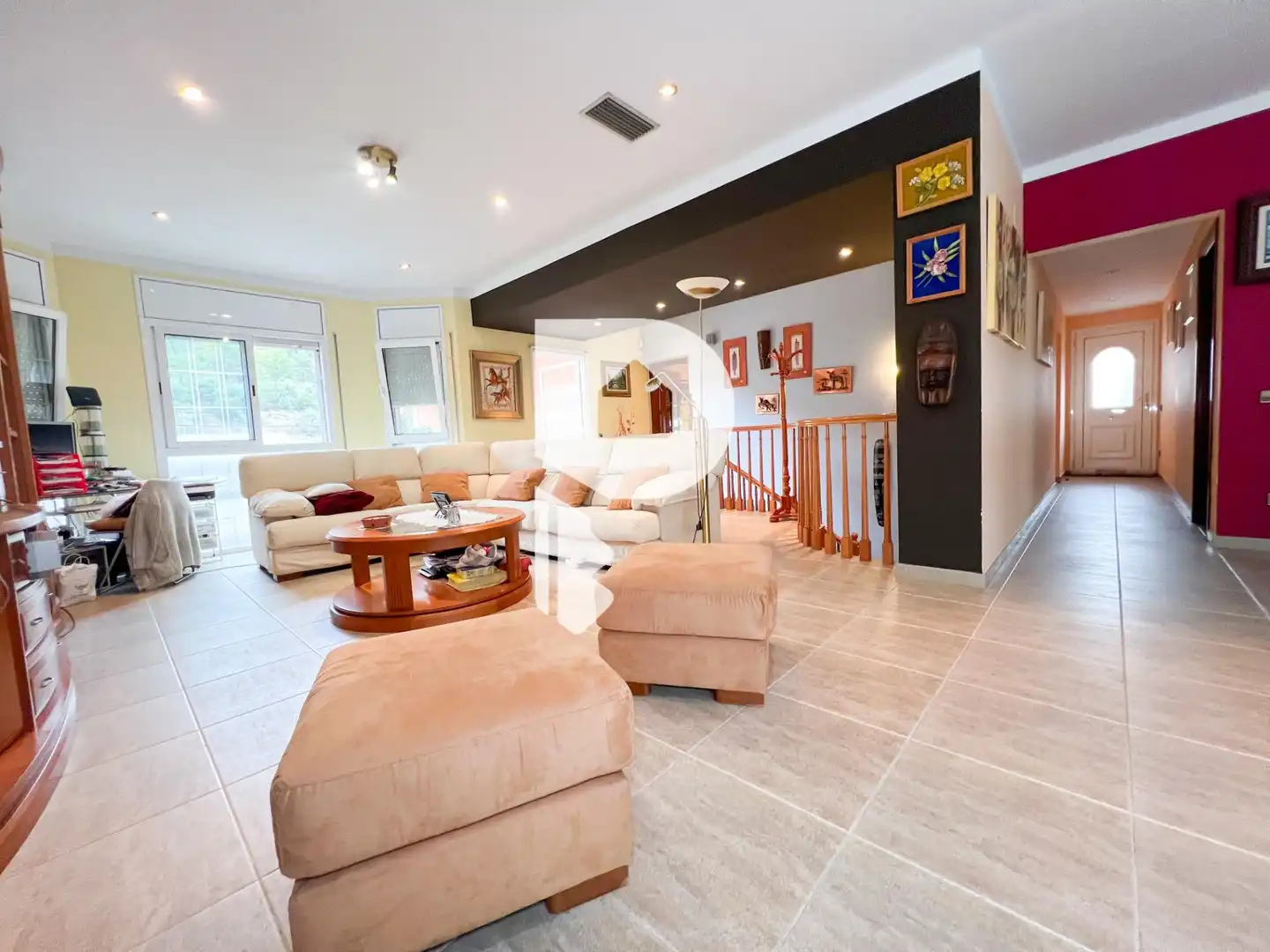 Sala de estar de Casa o chalet en venta en Cervelló con Aire acondicionado, Calefacción y Jardín privado