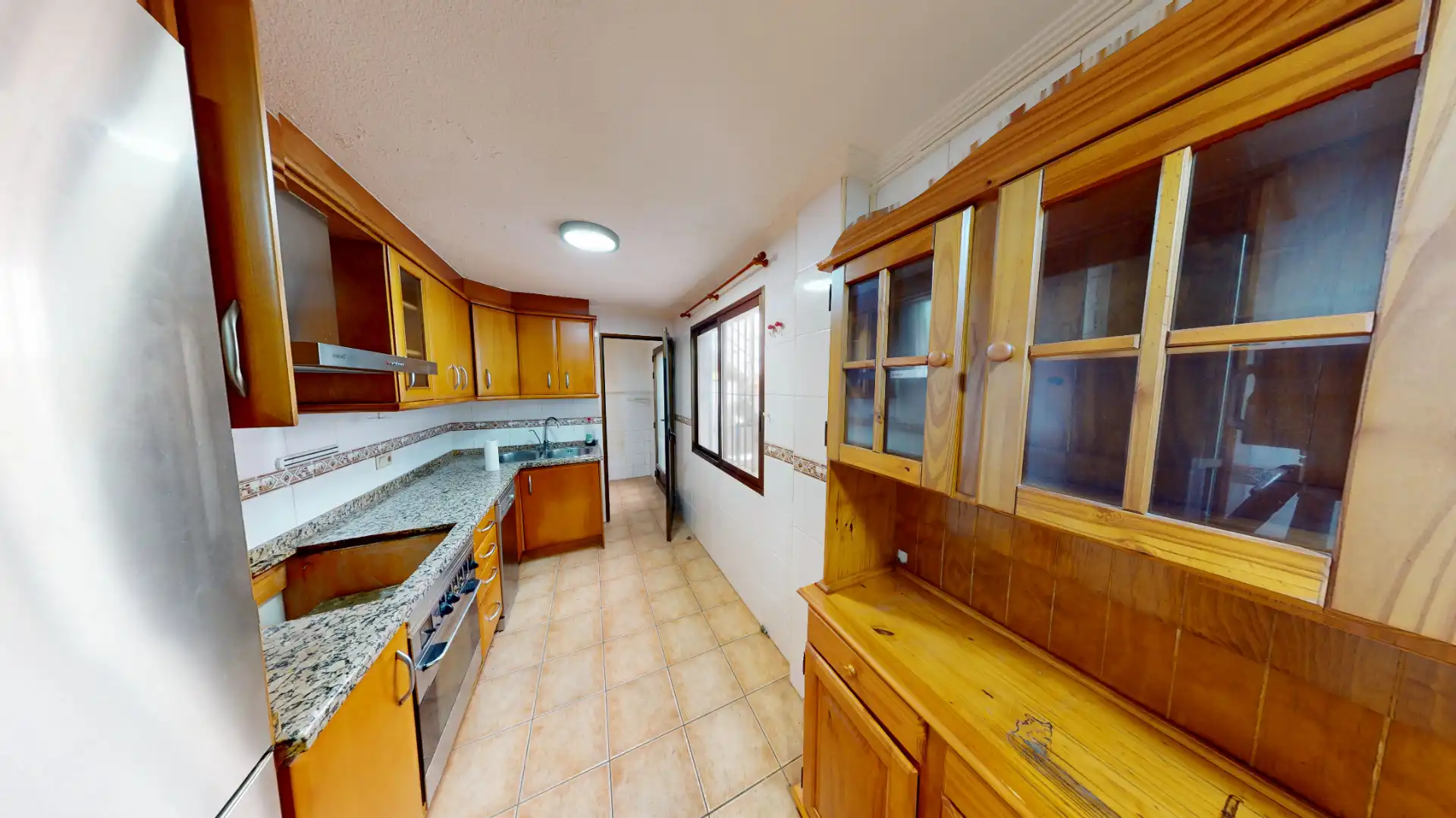 Cocina de Casa o chalet en venta en Alicante / Alacant con Aire acondicionado, Parquet y Terraza