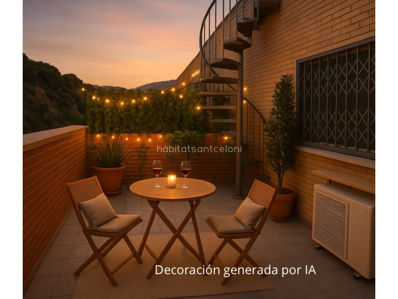 Terrace of Attic for sale in Blanes  with Air Conditioner, Heating and Parquet flooring