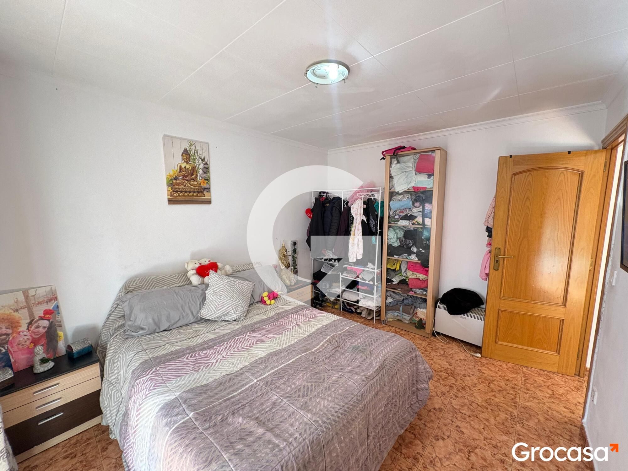Bedroom of Flat for sale in Mataró  with Oven, TV and Balcony