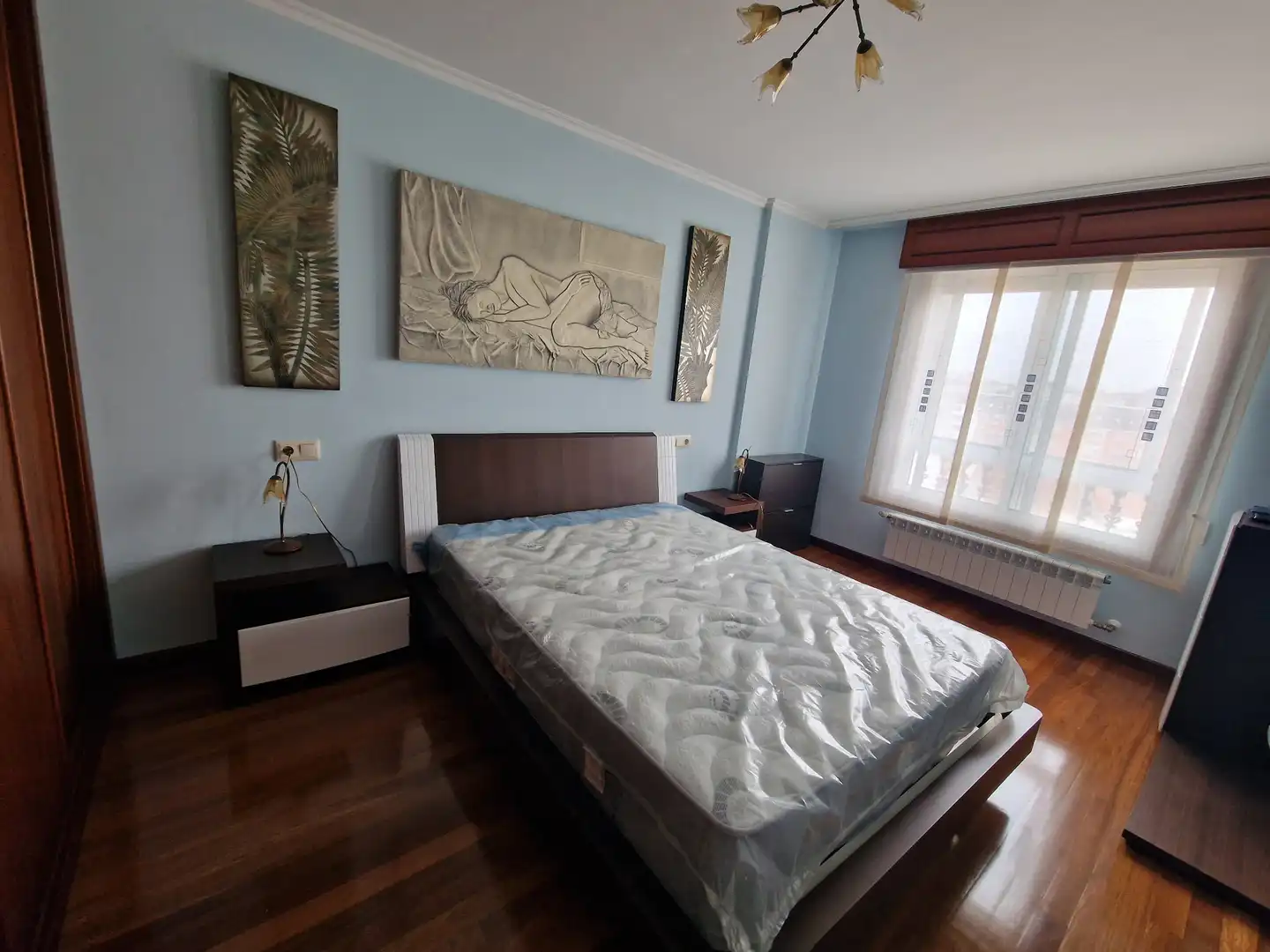Bedroom of Flat for rent in Narón  with Heating, Terrace and Storage room