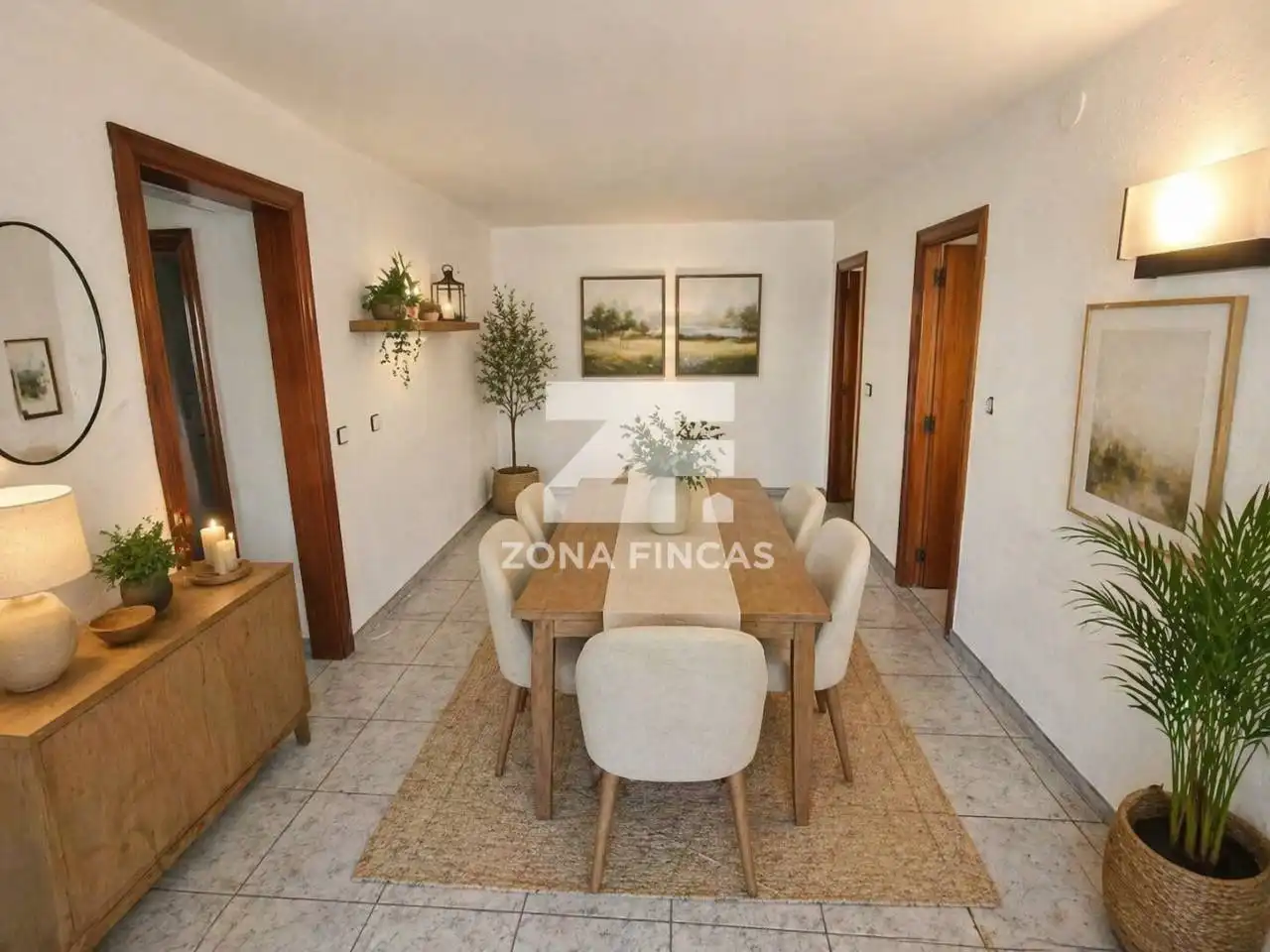 Dining room of Flat for sale in Santa Coloma de Gramenet  with Air Conditioner and Balcony