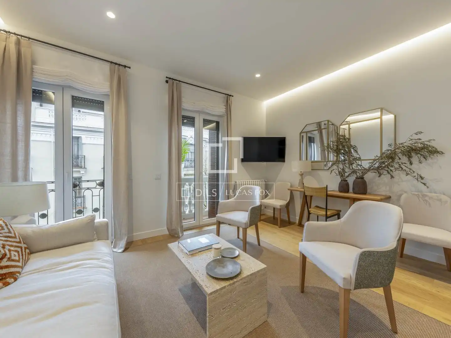 Flat with terrace to rent in Barrio de Salamanca
