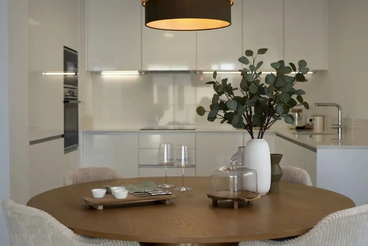 Cocina de Apartamento en venta en Santa Pola con Aire acondicionado, Calefacción y Terraza