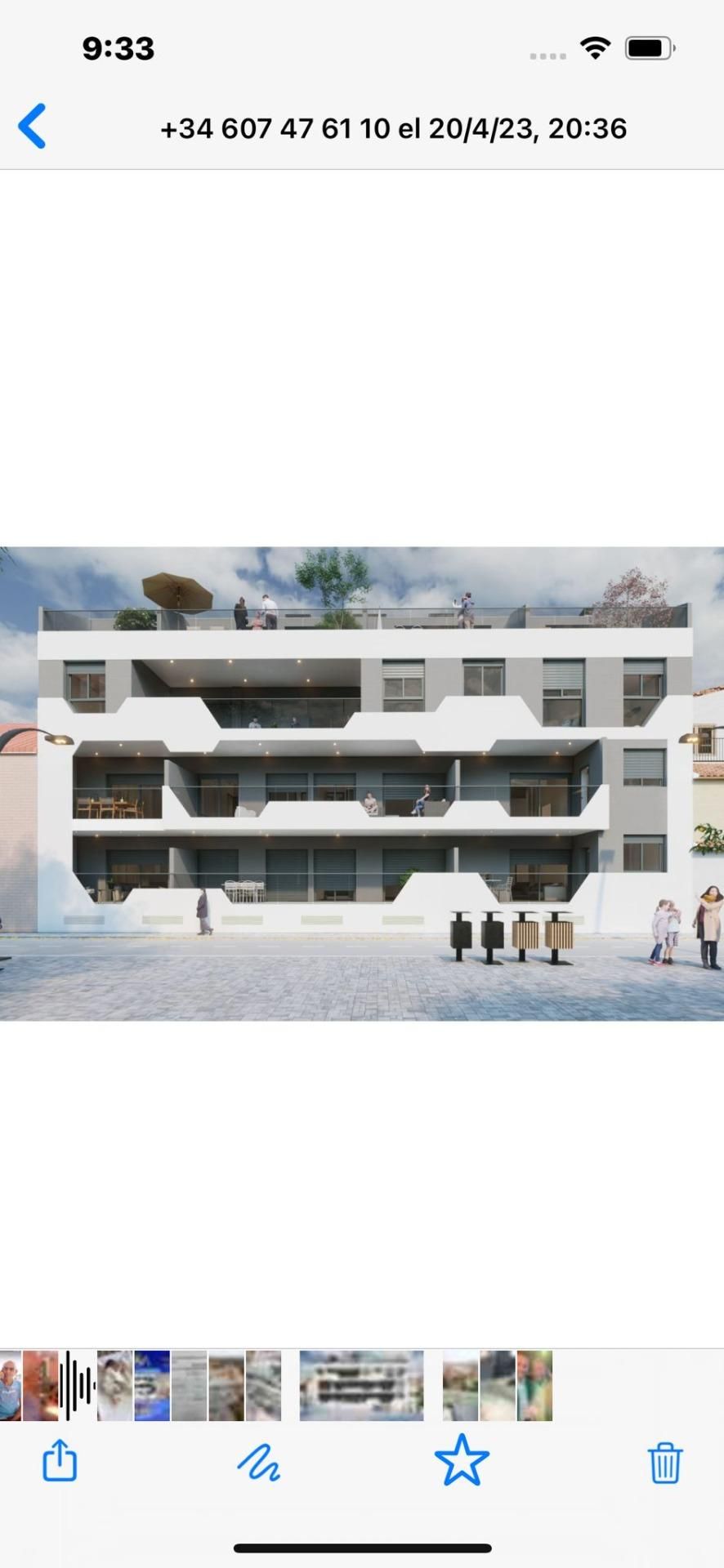 Vista exterior de Ático en venta en  Murcia Capital con Calefacción, Terraza y Trastero