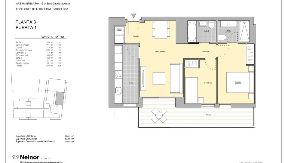 Photo 1 of Flat for sale in Calle Sant Gabriel, Montesa, Barcelona