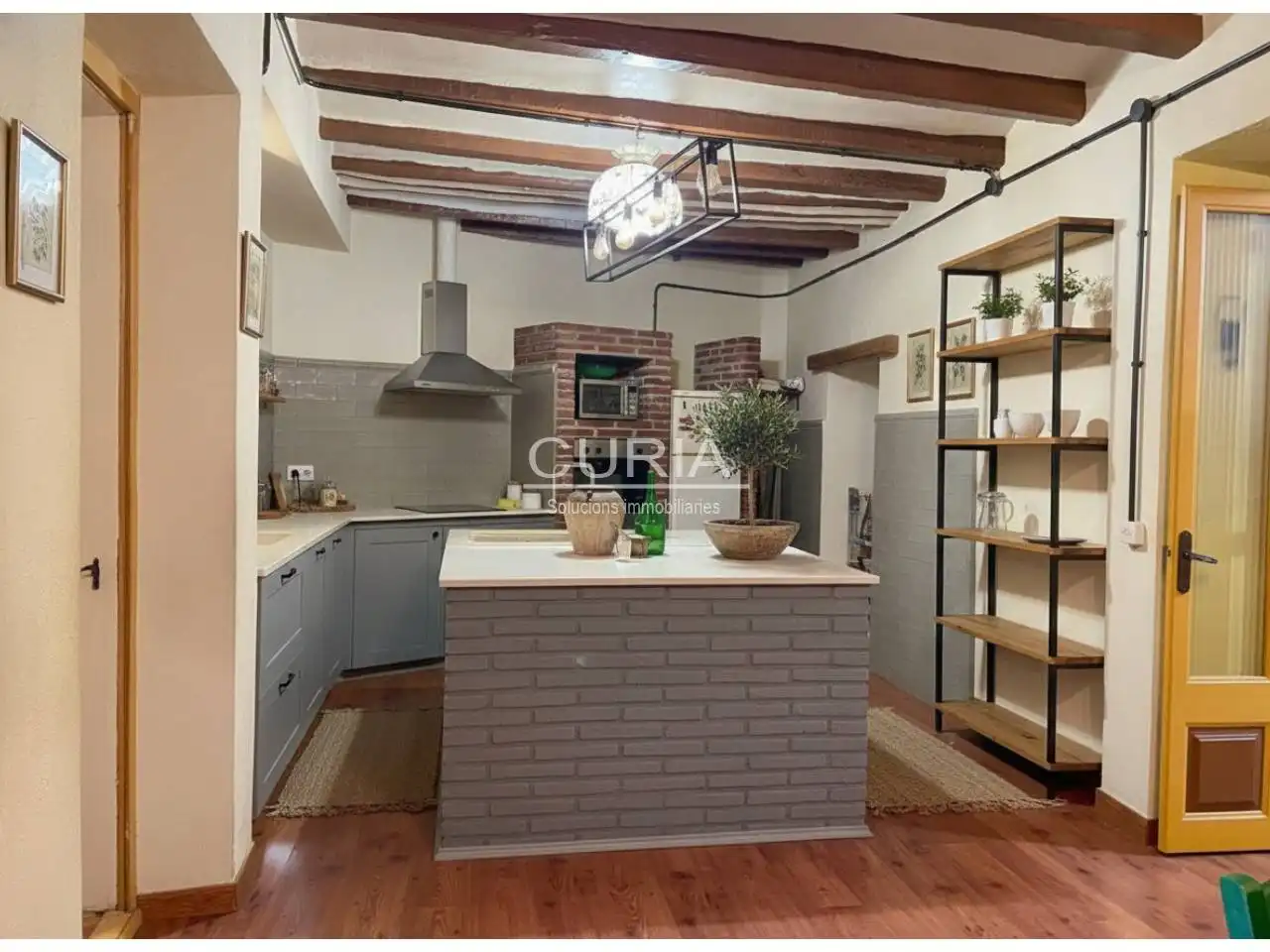 Kitchen of Houses for sale in Barbens  with Heating, Parquet flooring and Terrace