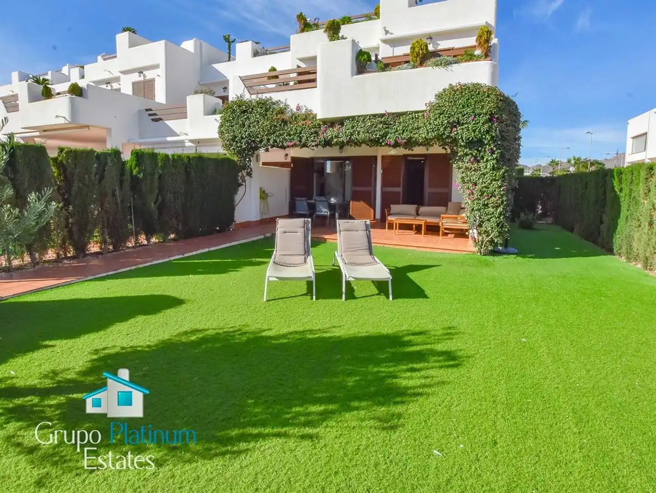 Garden of Apartments for sale in Pulpí  with Air Conditioner, Heating and Terrace