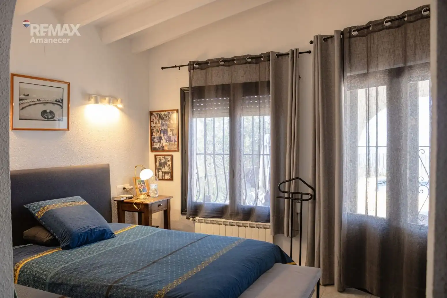 Dormitori de Casa o xalet en venda en El Ràfol d'Almúnia amb Aire condicionat, Jardí privat i Terrassa