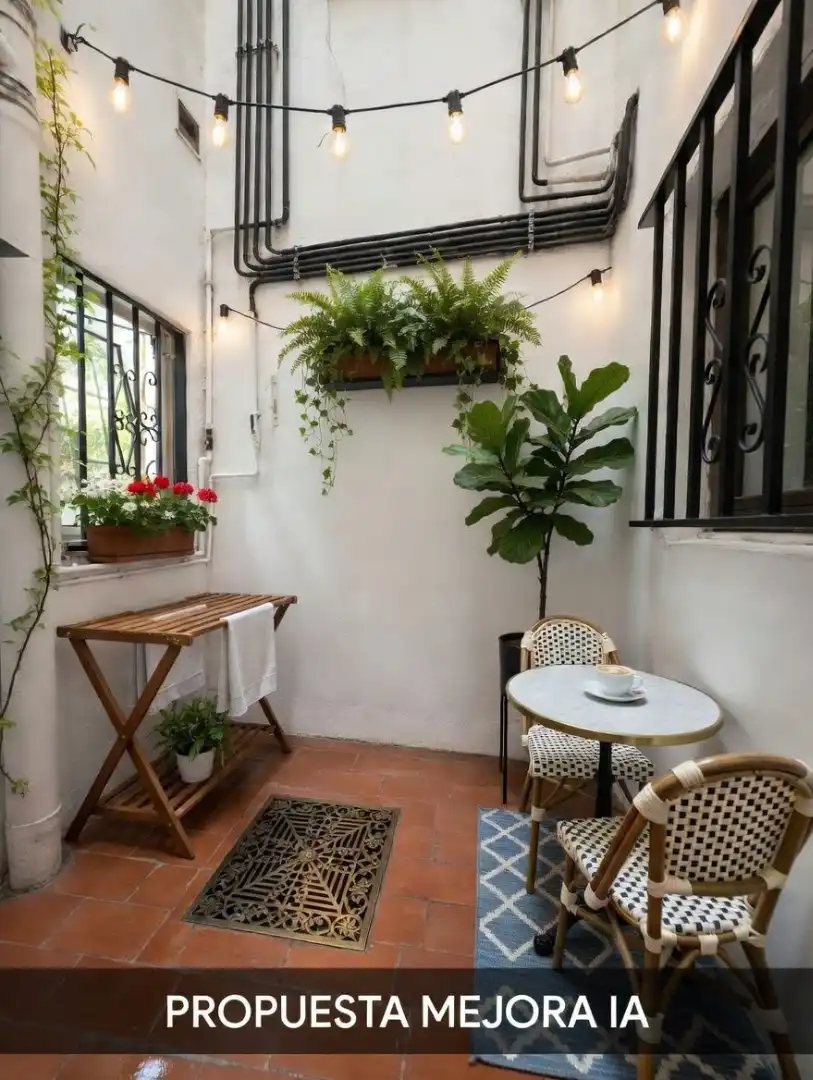 Terrasse von Erdgeschoss zum Verkauf in Barcelona mit Heizung, Terrasse und Möbliert