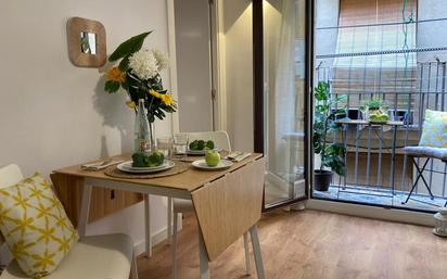 Dining room of Flat for sale in  Barcelona Capital  with Air Conditioner, Heating and Furnished