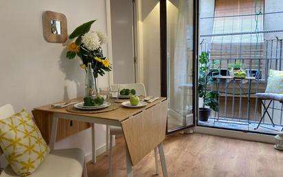 Dining room of Flat for sale in  Barcelona Capital  with Air Conditioner, Heating and Microwave