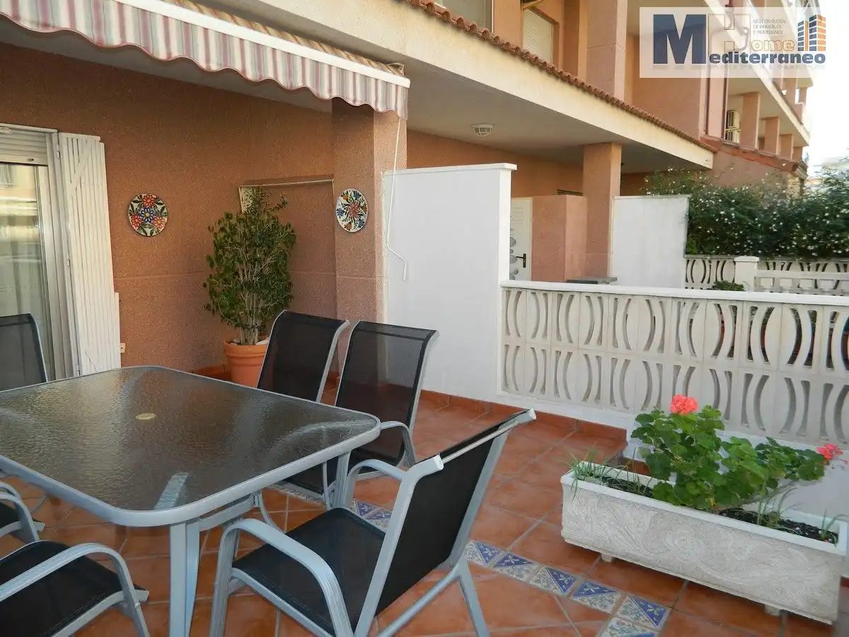 Terrassa de Apartament de lloguer en Canet d'En Berenguer amb Aire condicionat, Calefacció i Terrassa