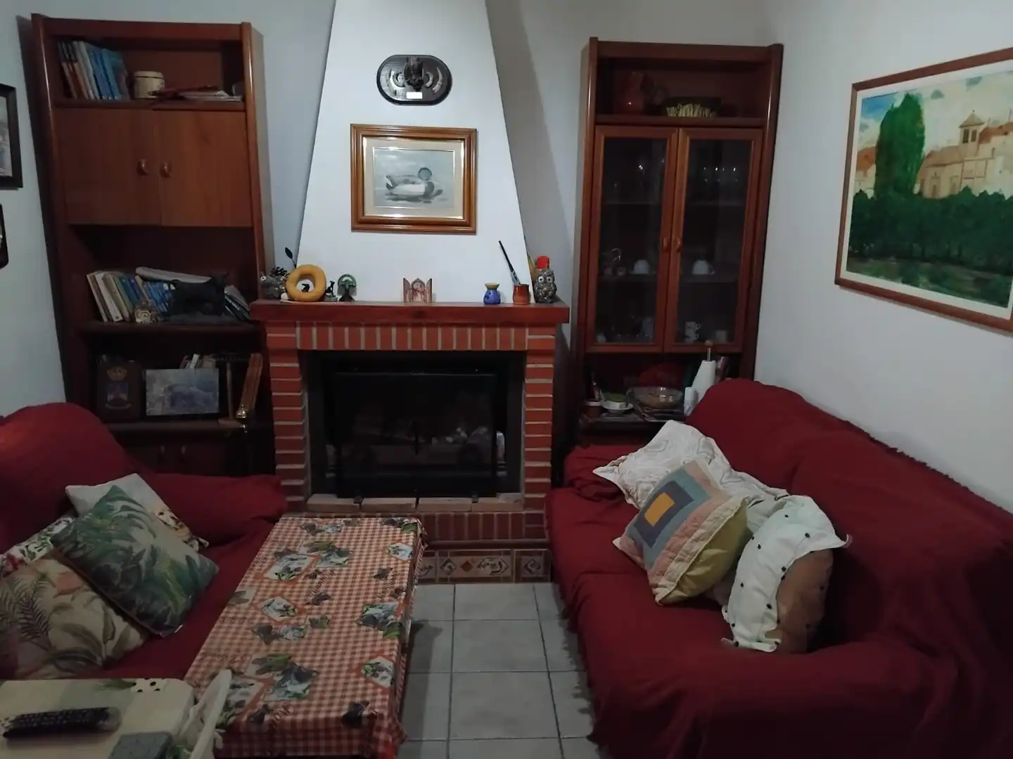Sala de estar de Casa adosada en venta en Santa Cruz de Marchena con Terraza