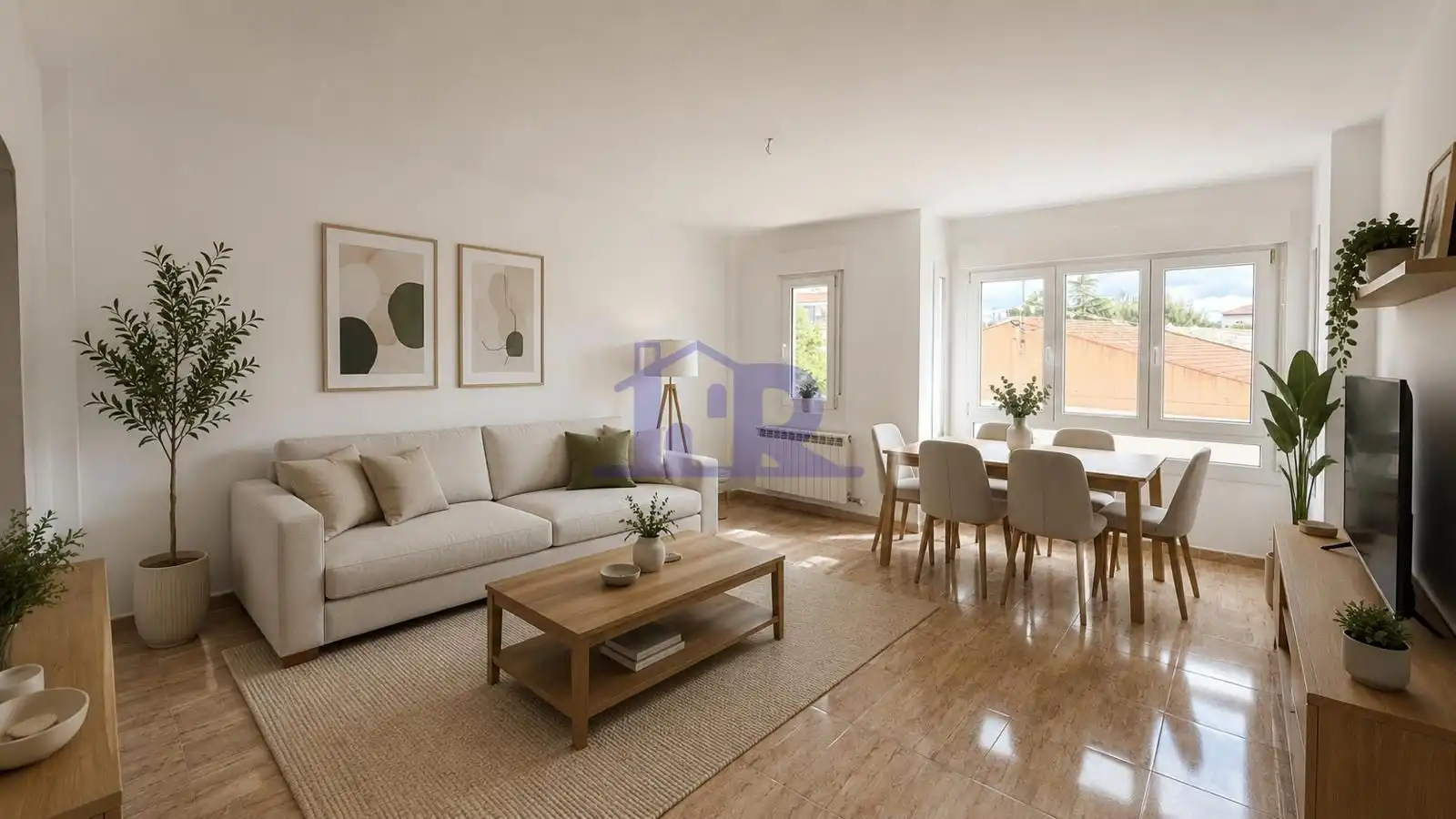 Sala de estar de Piso en venta en Arcas del Villar con Calefacción y Trastero