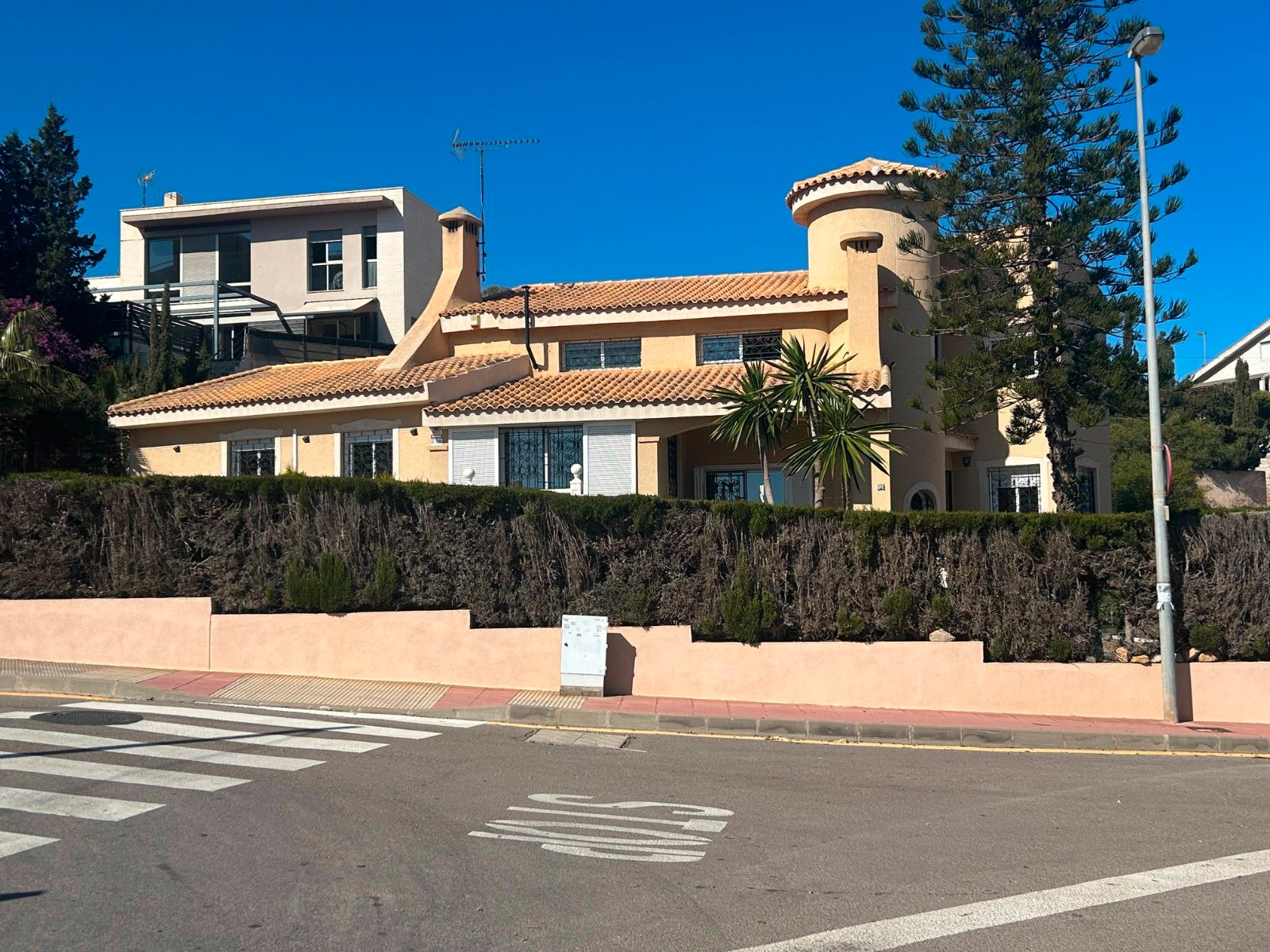 Vista exterior de Casa o chalet en venta en Cartagena con Aire acondicionado, Jardín privado y Terraza