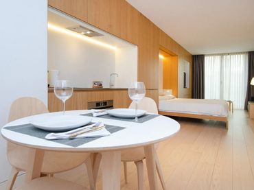 Studio mit Pool zur Miete in Barrio de Salamanca