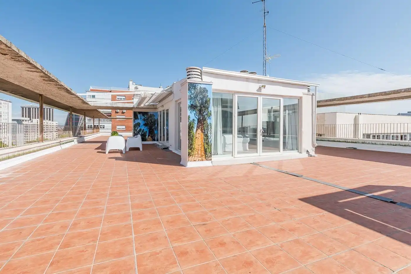 Terraza de Piso de alquiler en Madrid con Aire acondicionado, Calefacción y Terraza