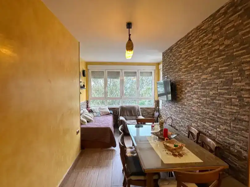 Sala de estar de Apartamento en venta en Málaga con Aire acondicionado, Trastero y Piscina