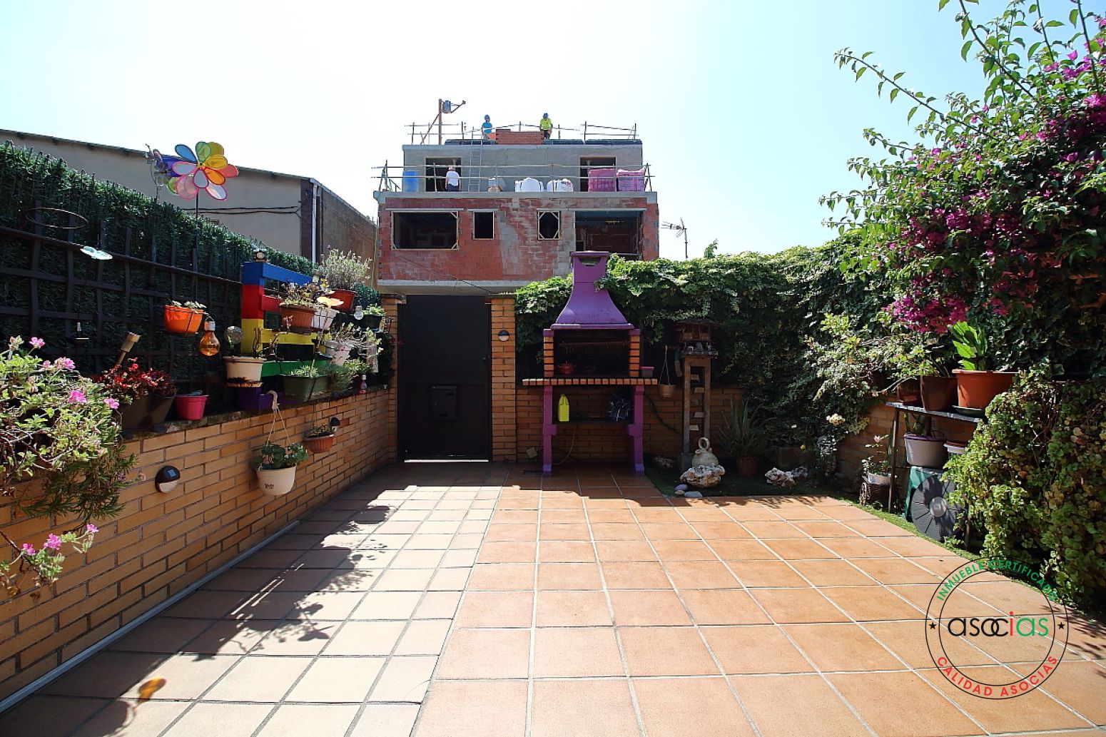 Garden of Single-family semi-detached for sale in Gijón   with Heating, Private garden and Parquet flooring