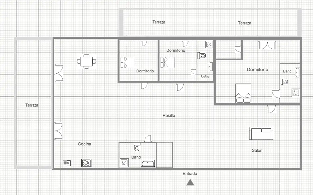 Maisonette zur Miete in Adeje mit Möbliert