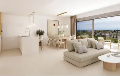 Sala de estar de Apartamento en venta en Dénia con Aire acondicionado y Domótica