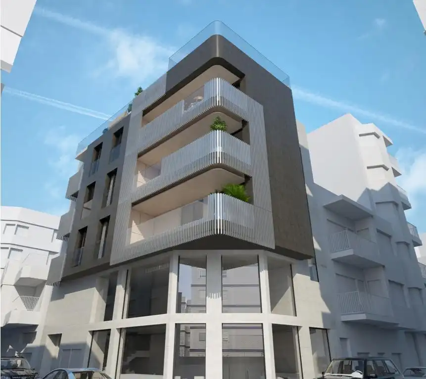 Àtic d'obra nova amb terrassa en venda a Santa Pola ciudad, imagen 17
