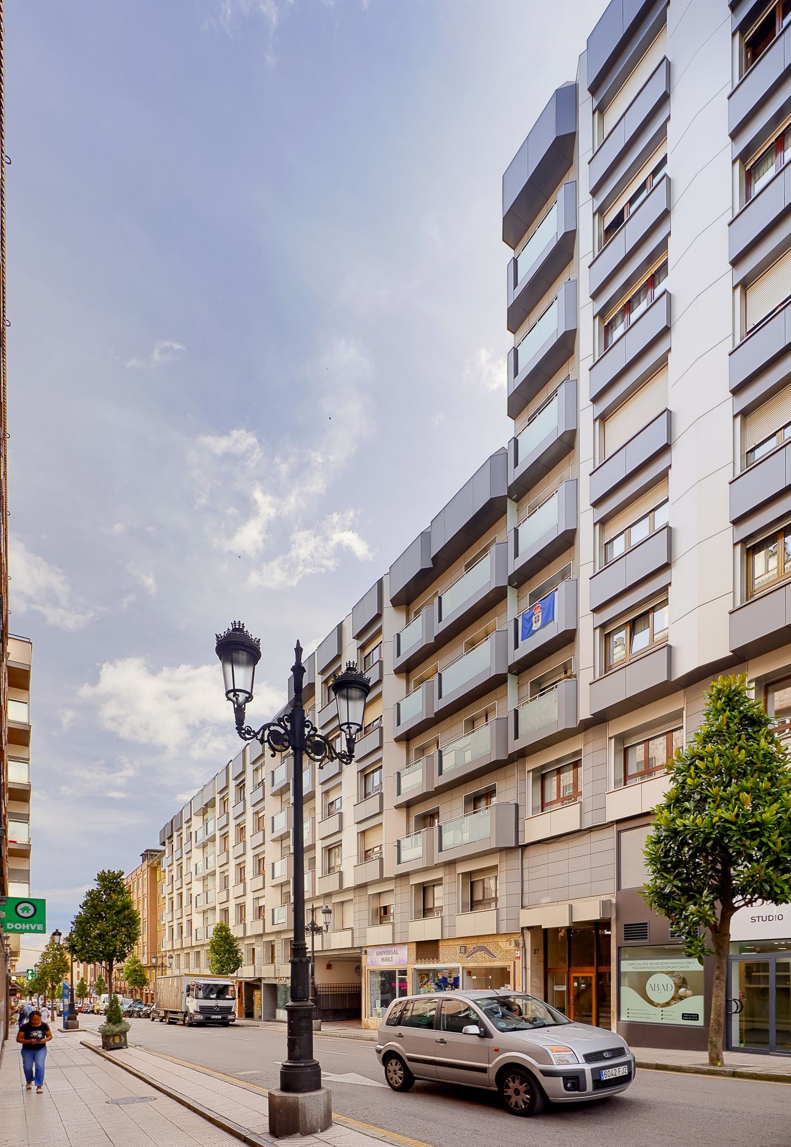 Exterior view of Flat for sale in Oviedo   with Heating, Parquet flooring and Terrace