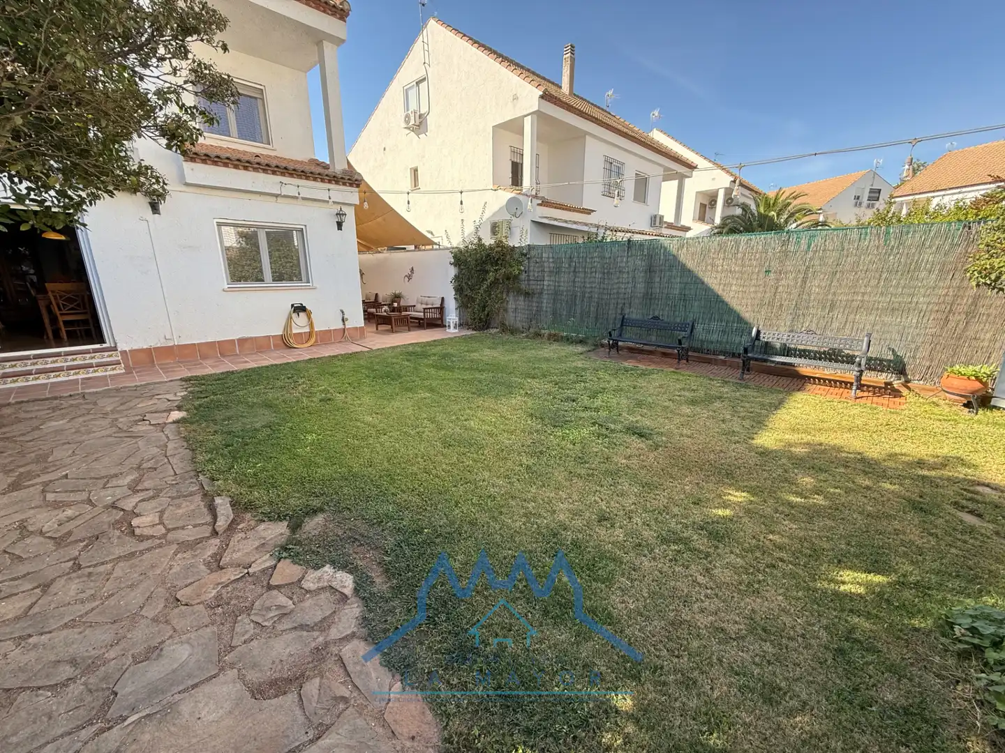 Jardín de Casa adosada en venta en Santa María - Pio XII