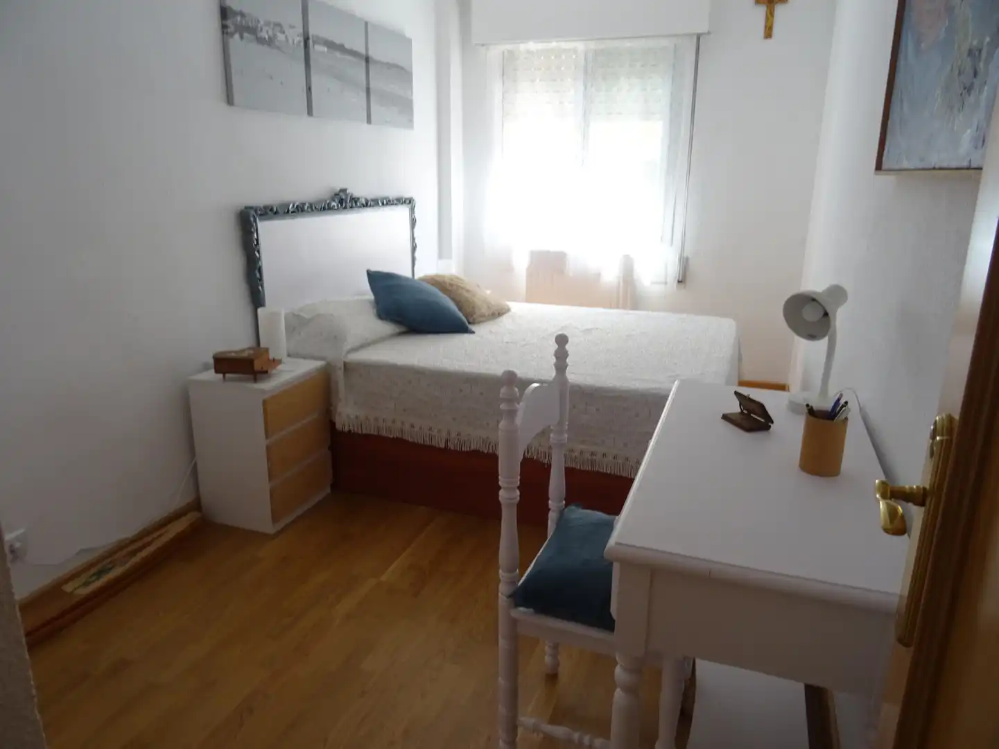 Bedroom of Flat for rent in Madrid  with Heating and Terrace